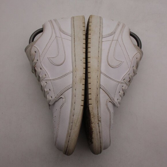 Nike Air Jordan 1 Low Men\'s Size 8 Triple White Shoes Sneakers 2022 553558-136 main image 6
